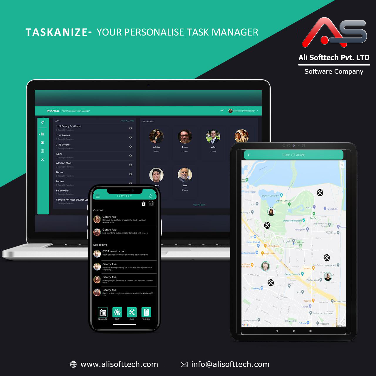 Taskanize - A Project of Ali Softtech Ltd
